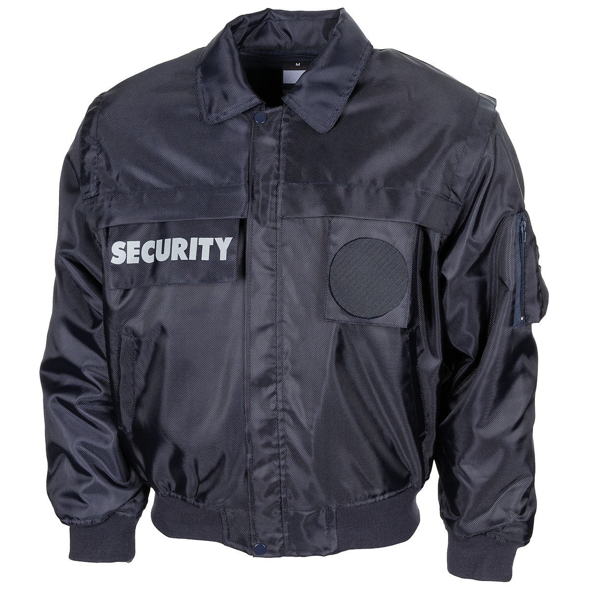 Chaqueta Bunda SECURITY con mangas desmontables y rótulos SECURITY en pecho y espalda