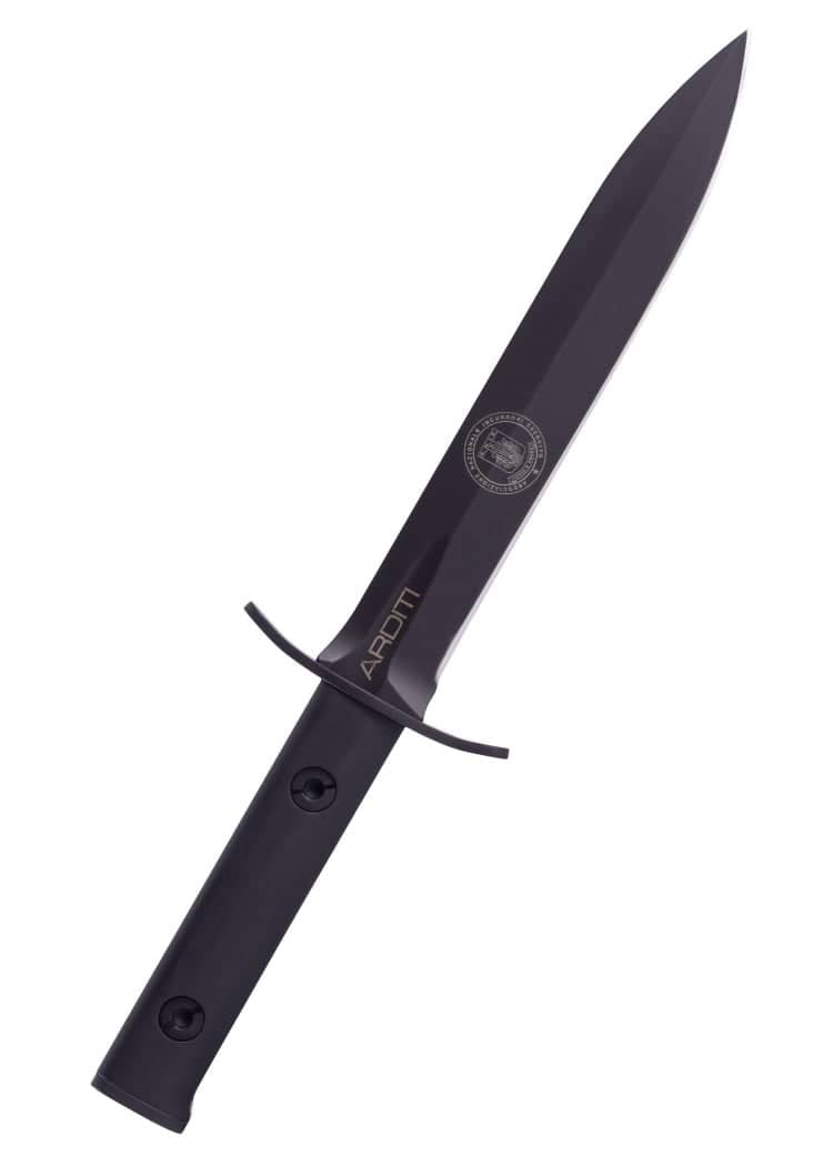 Cuchillo de hoja fija Arditi negro 04.1000.0220 / BLK - Espadas y Más