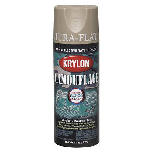 Bote de pintura KRYLON camuflaje en spray negra