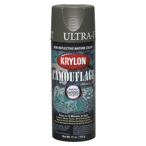 Bote de pintura KRYLON camuflaje en spray negra