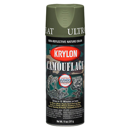 Lata de pintura en spray Krylon camuflaje color arena