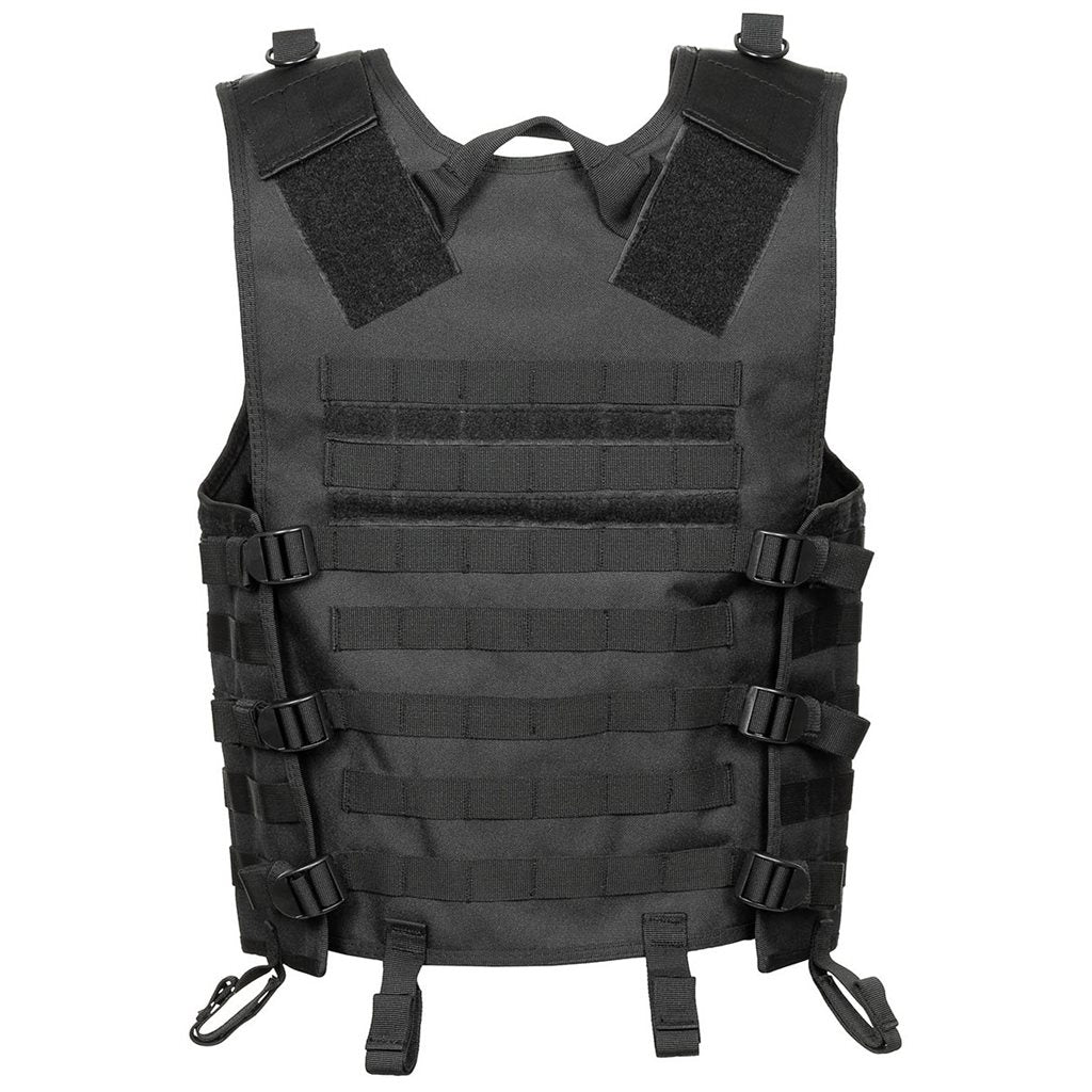 Chaleco táctico MOLLE Light negro, 100% poliéster 900D