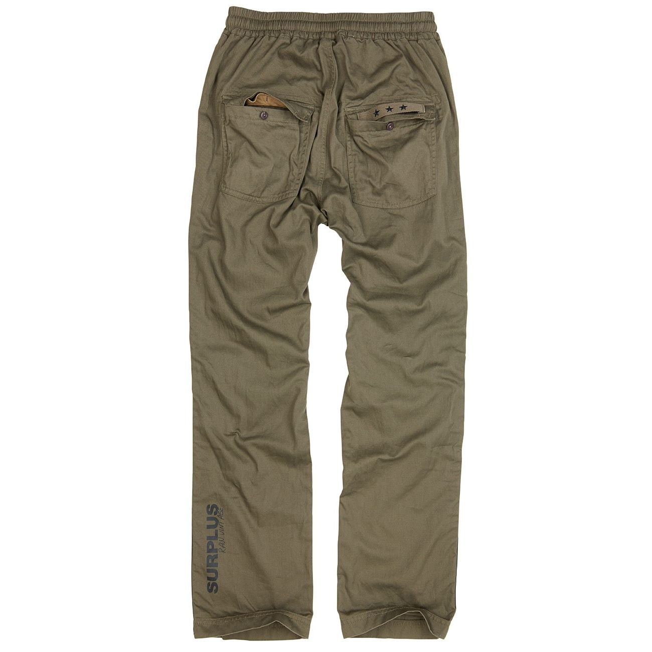 Pantalones ATHLETIC STARS verdes con franjas laterales y cintura elástica