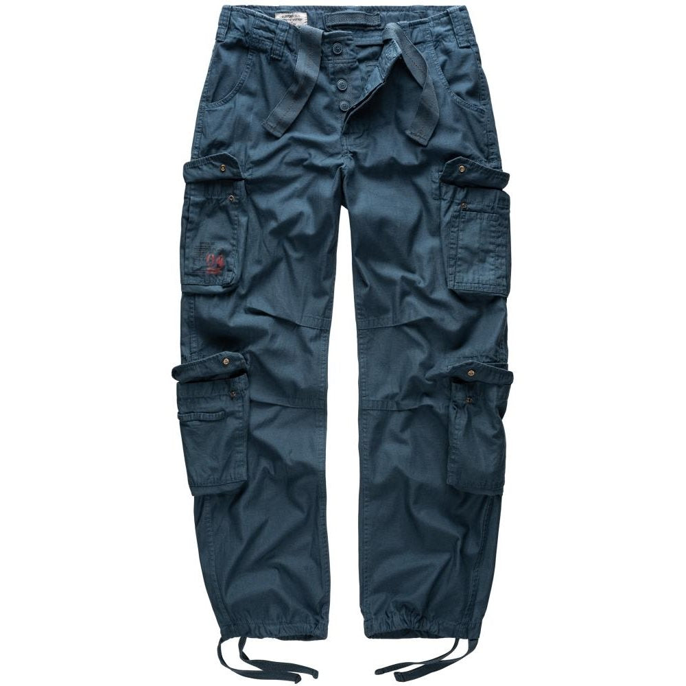 Pantalones Airborne Vintage gris con 8 bolsillos y rodillas anatómicas