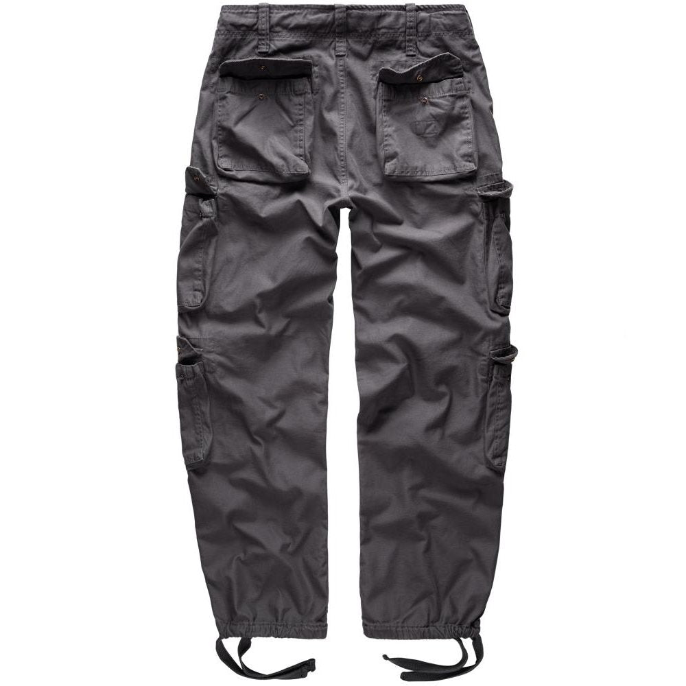 Pantalones Airborne Vintage gris con 8 bolsillos y rodillas anatómicas
