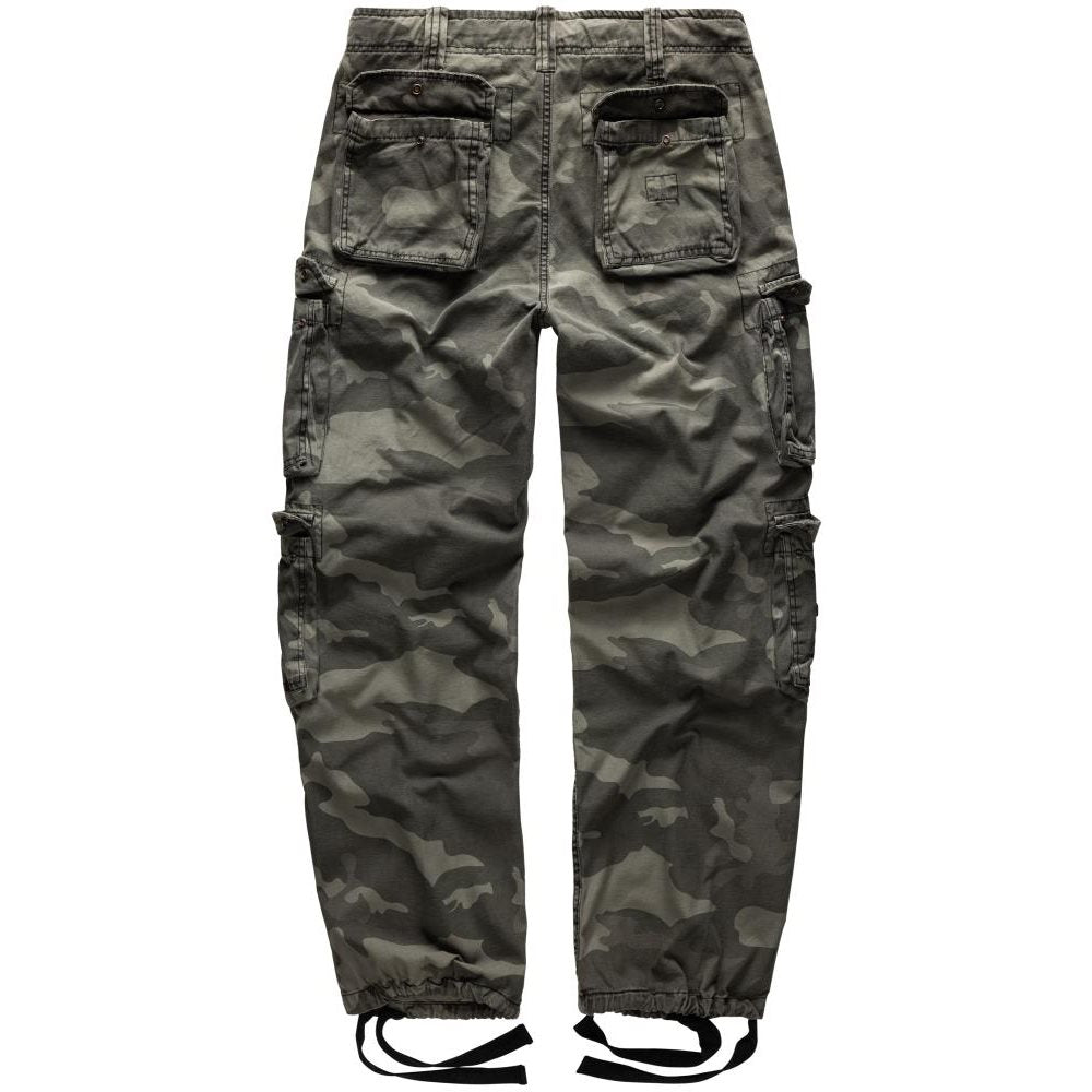 Pantalones AIRBORNE VAGE con múltiples bolsillos, estilo militar vintage