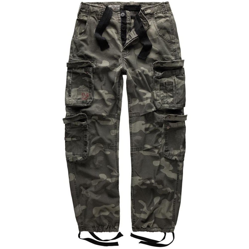 Pantalones AIRBORNE VAGE con múltiples bolsillos, estilo militar vintage