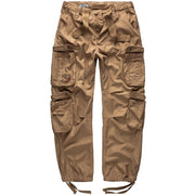 Pantalones AIRBORNE VAGE caqui con bolsillos y rodillas anatómicas