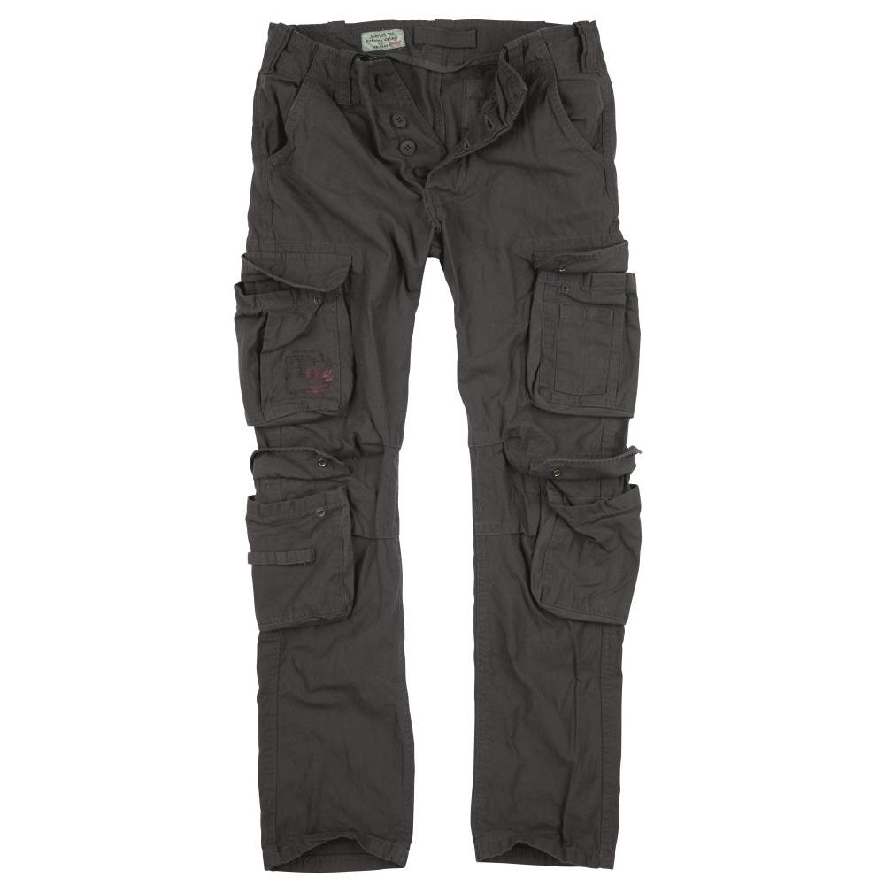 Pantalones AIRBORNE SLIMMY antracita - estilo army vintage
