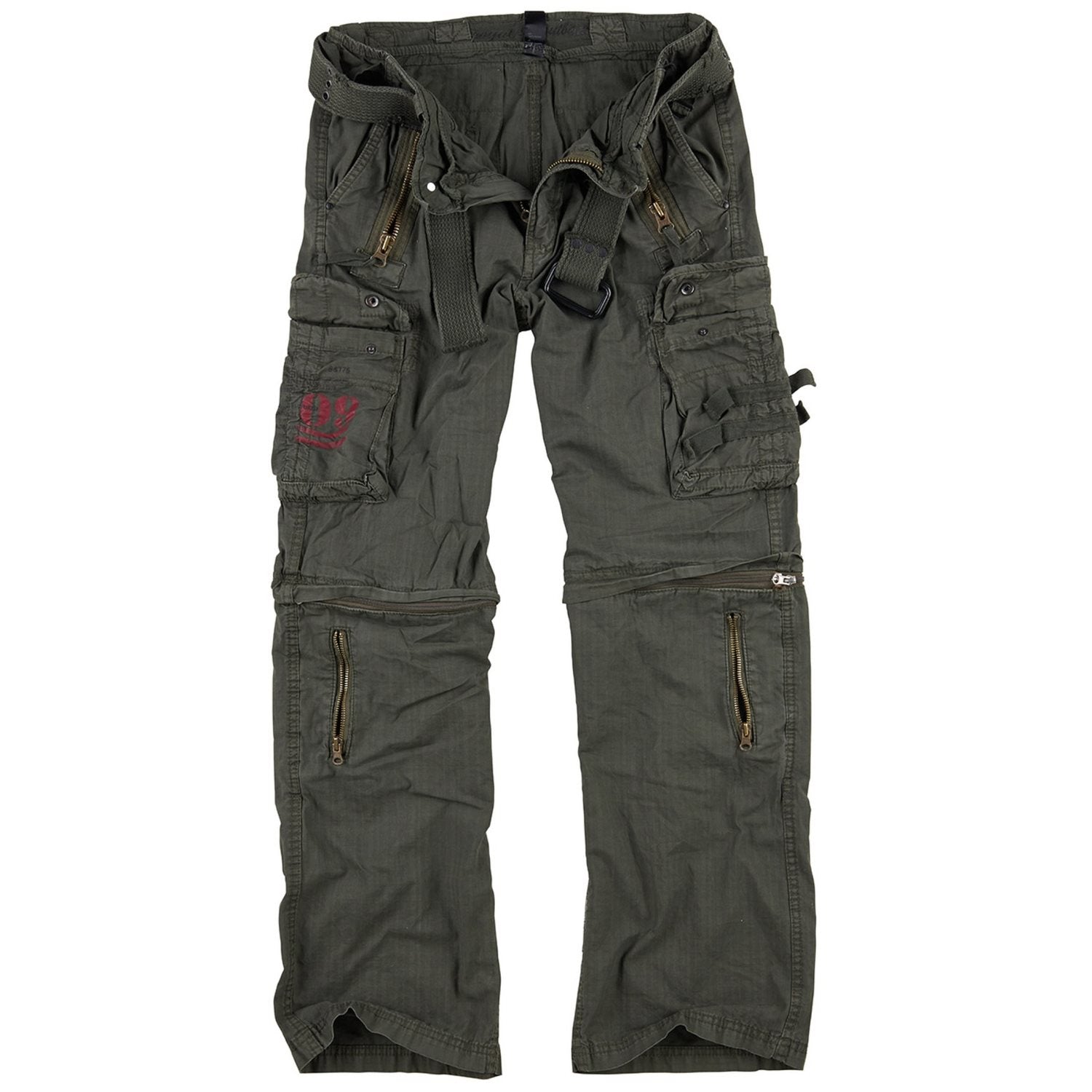 Pantalones desmontables ROYAL OUTBACK color Royal Green, detalle frontal