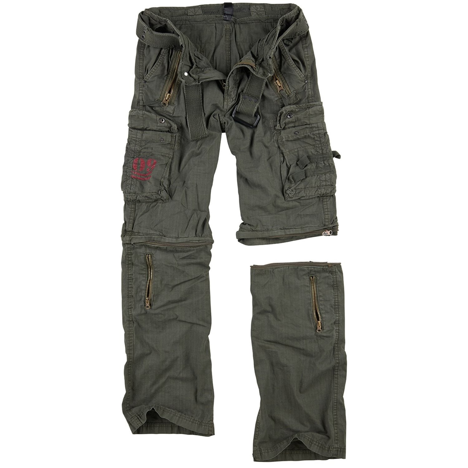 Pantalones desmontables ROYAL OUTBACK ROYAL GREEN, 100% algodón, corte holgado