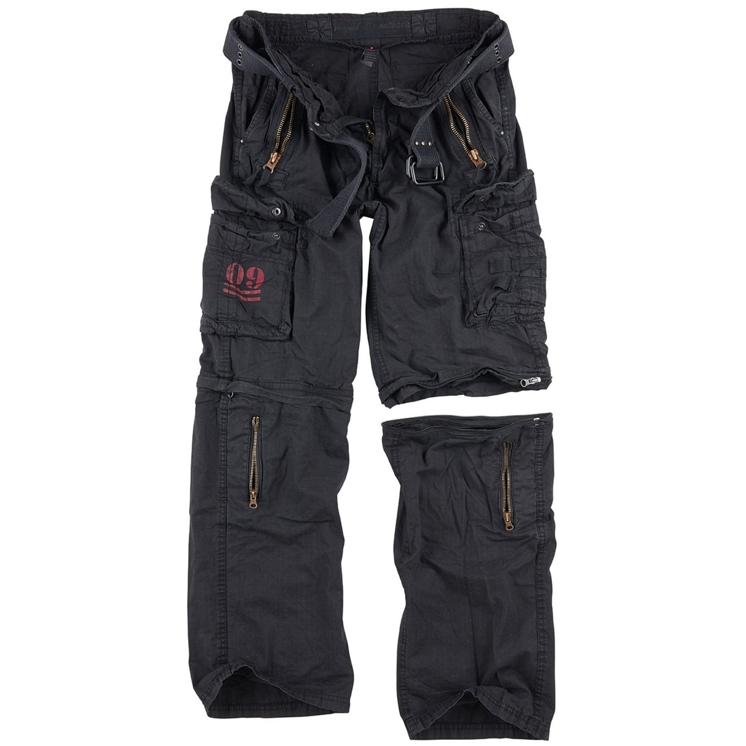 Pantalones ROYAL OUTBACK ROYAL BLACK vintage 100% algodón corte holgado