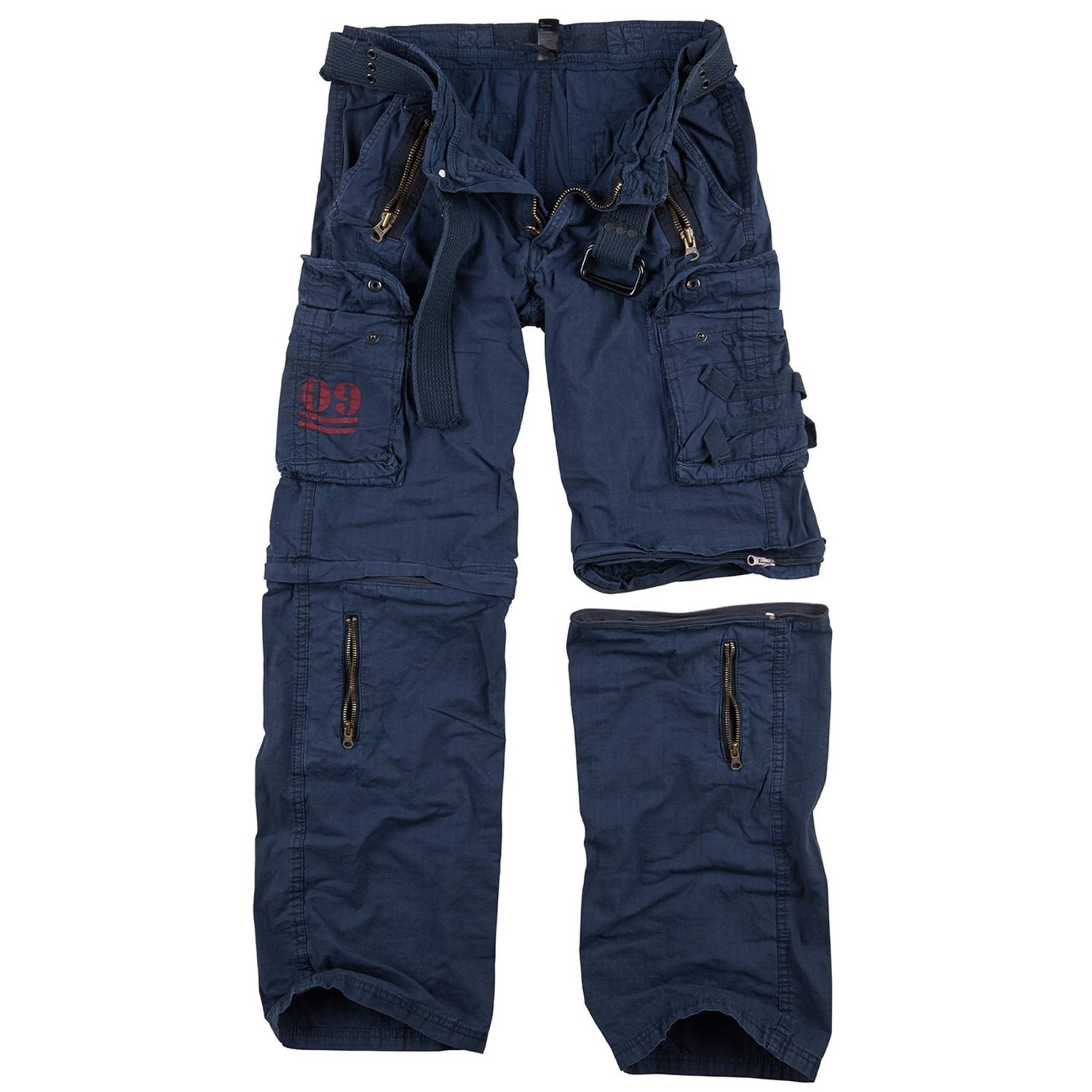 Pantalones ROYAL OUTBACK desmontables azul royal 100% algodón