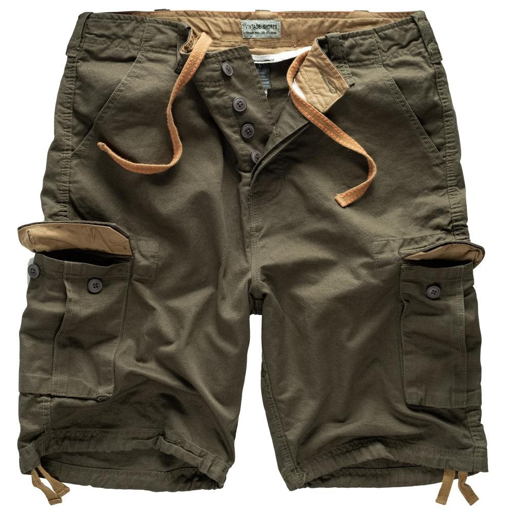 Pantalones cortos VAGE verdes SURPLUS, corte holgado con siete bolsillos