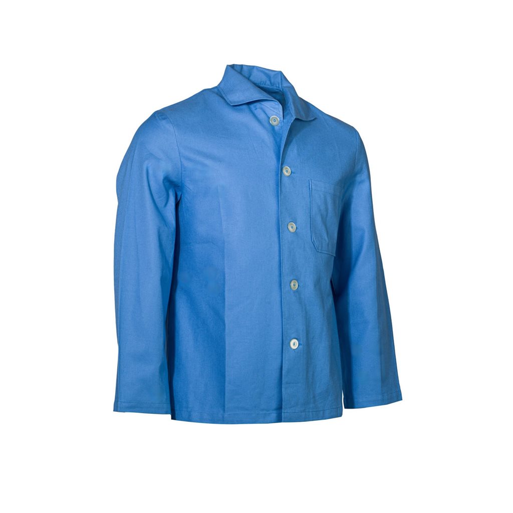 Pijama Bundeswehr azul original usado, chaqueta y pantalón