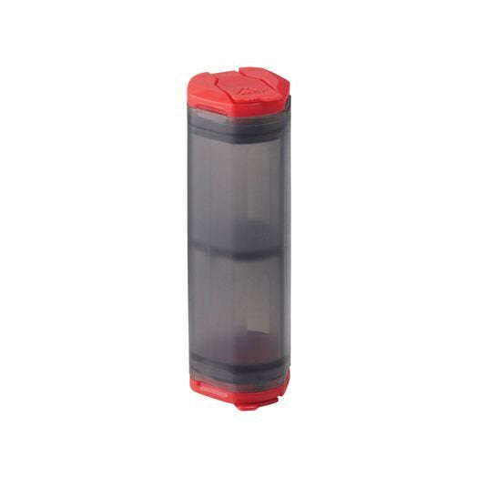 Salero MSR ALPINE de dos compartimentos, libre de BPA, cierre hermético, 9,5×2,3×2,3 cm