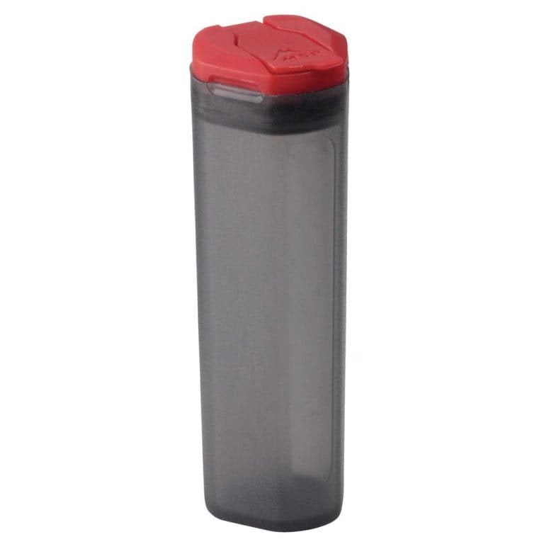 Salero MSR Alpine, recipiente sin BPA con tapa impermeable