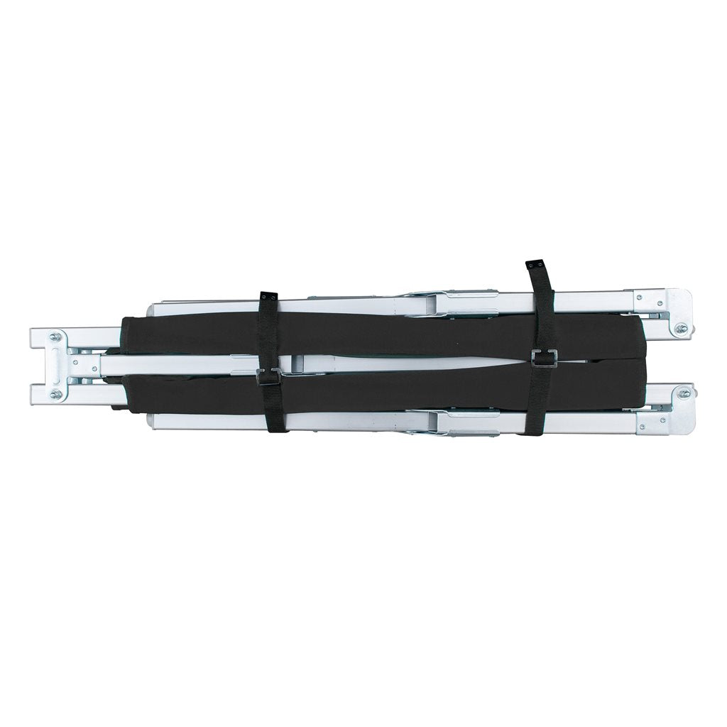 Cama de campaña plegable US CAMP 600D negra con funda