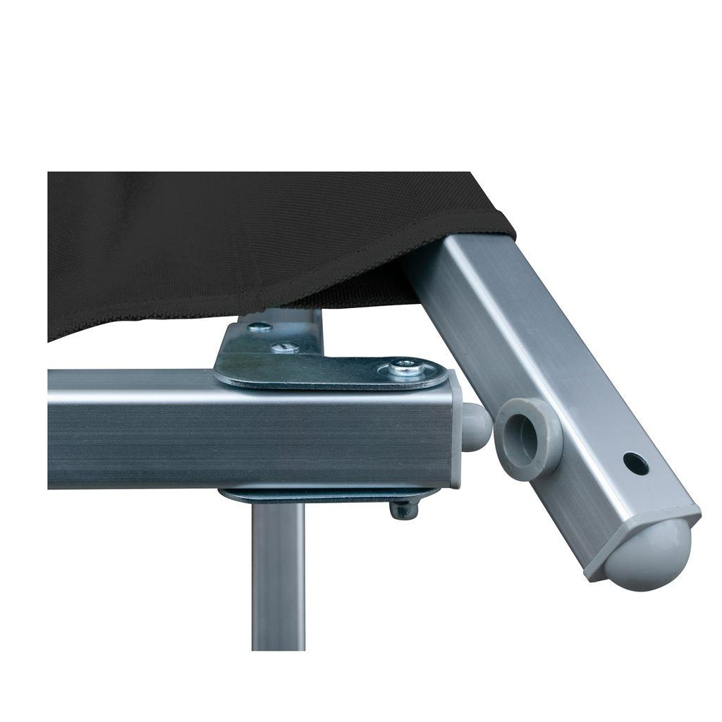 Cama de campaña plegable US CAMP 600D negra con funda