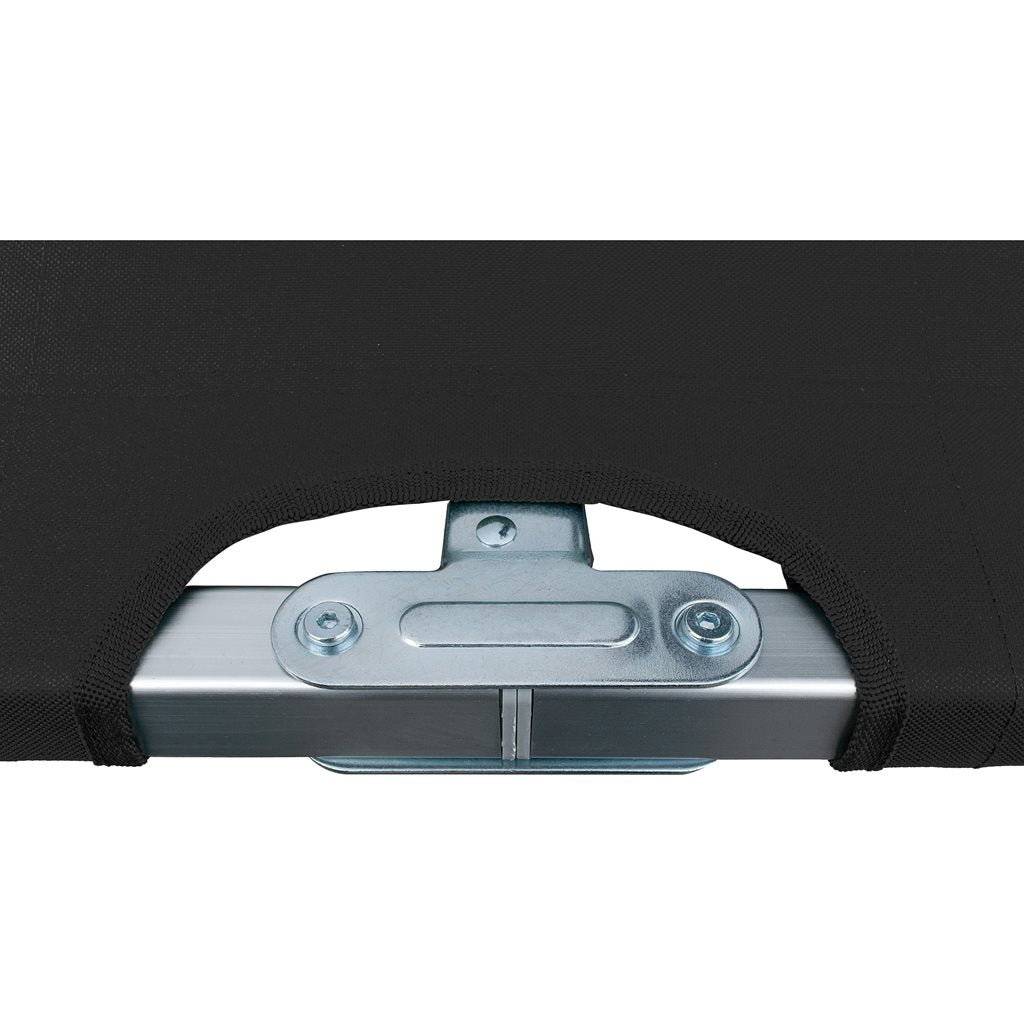 Cama de campaña plegable US CAMP 600D negra con funda