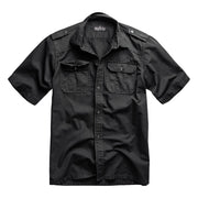Camisa M65 BASIC de manga corta negra SURPLUS
