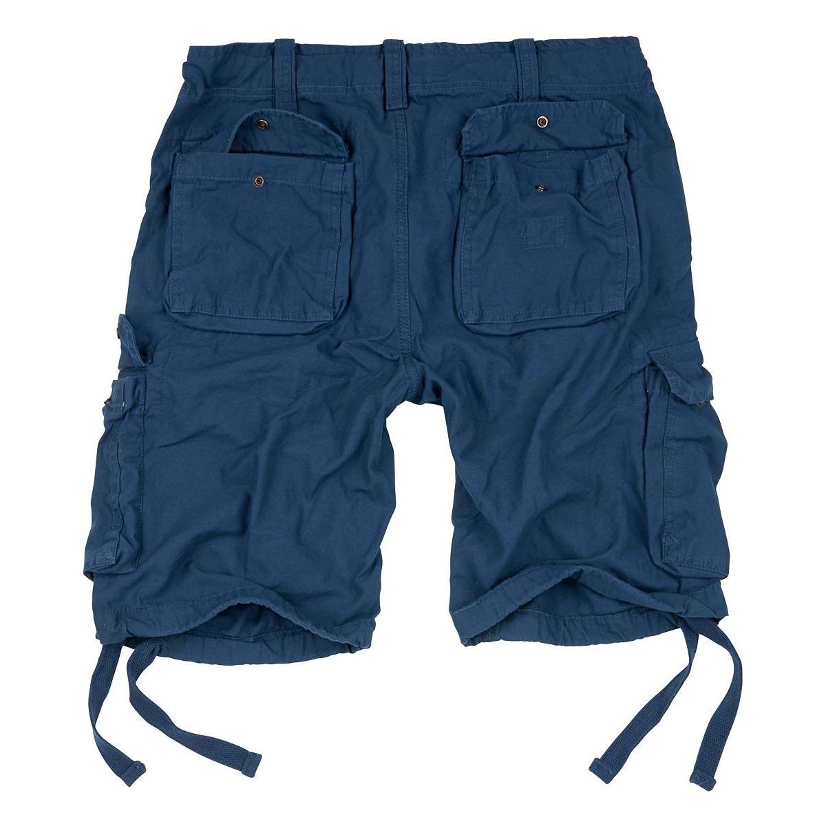 Pantalones cortos AIRBORNE VINTAGE azul marino SURPLUS, corte holgado, 6 bolsillos, algodón agradable