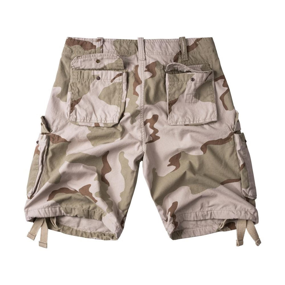 Pantalones cortos Airborne Vintage SURPLUS, corte suelto, algodon suave, seis bolsillos