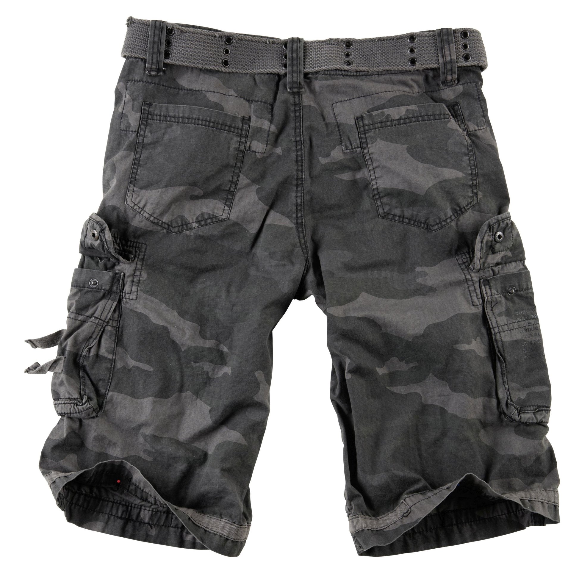 Pantalones cortos ROYAL SURPLUS con seis bolsillos y cinturón de tela