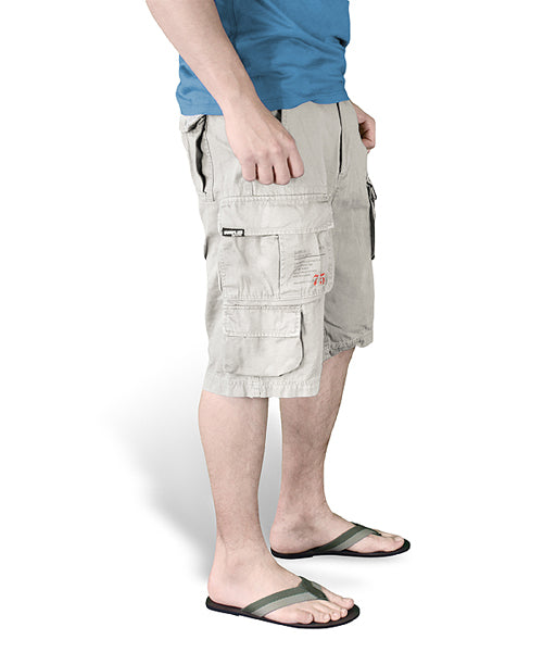Bermudas TROOPER verdes con numerosos bolsillos, ligeras y cómodas para verano