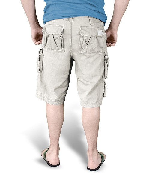 Bermudas TROOPER verdes con numerosos bolsillos, ligeras y cómodas para verano