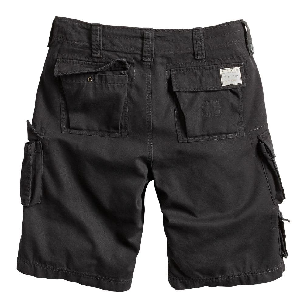 Pantalones cortos TROOPER negros con múltiples bolsillos, versión ligera