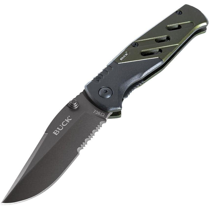 Cuchillo plegable TREKKER XLT con filo combinado y bloqueo LinerLock