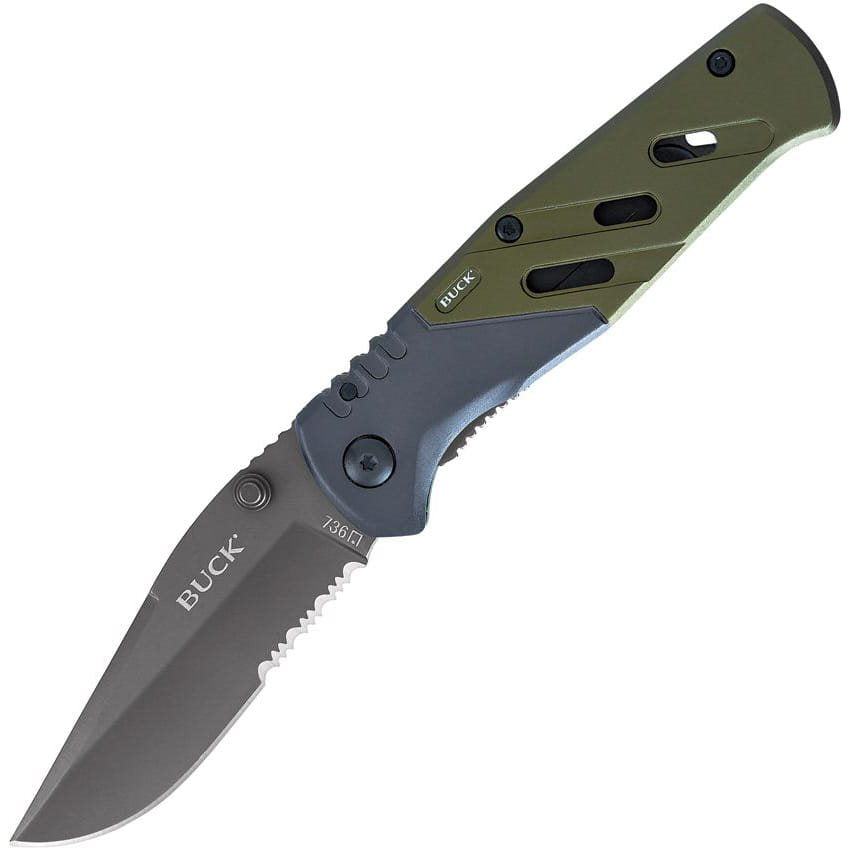 Cuchillo plegable TREKKER XLT con filo combinado y bloqueo LinerLock