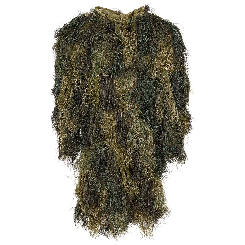 Chaqueta Ghillie Woodland con capucha, cierre de snaps y bolsa de transporte, 100% poliéster