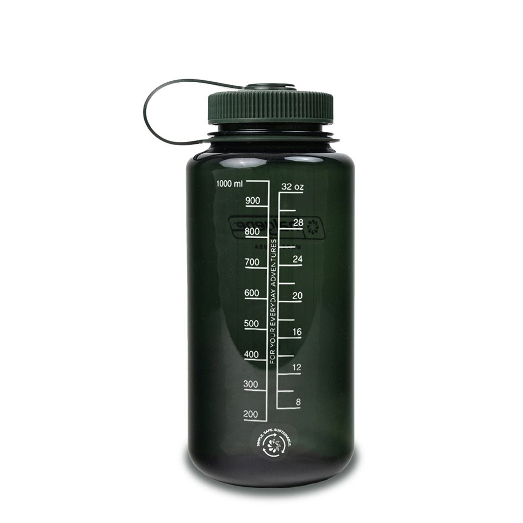 Botella NALGENE Sustain 1 litro verde de tritán sin BPA/BPS ni ftalatos