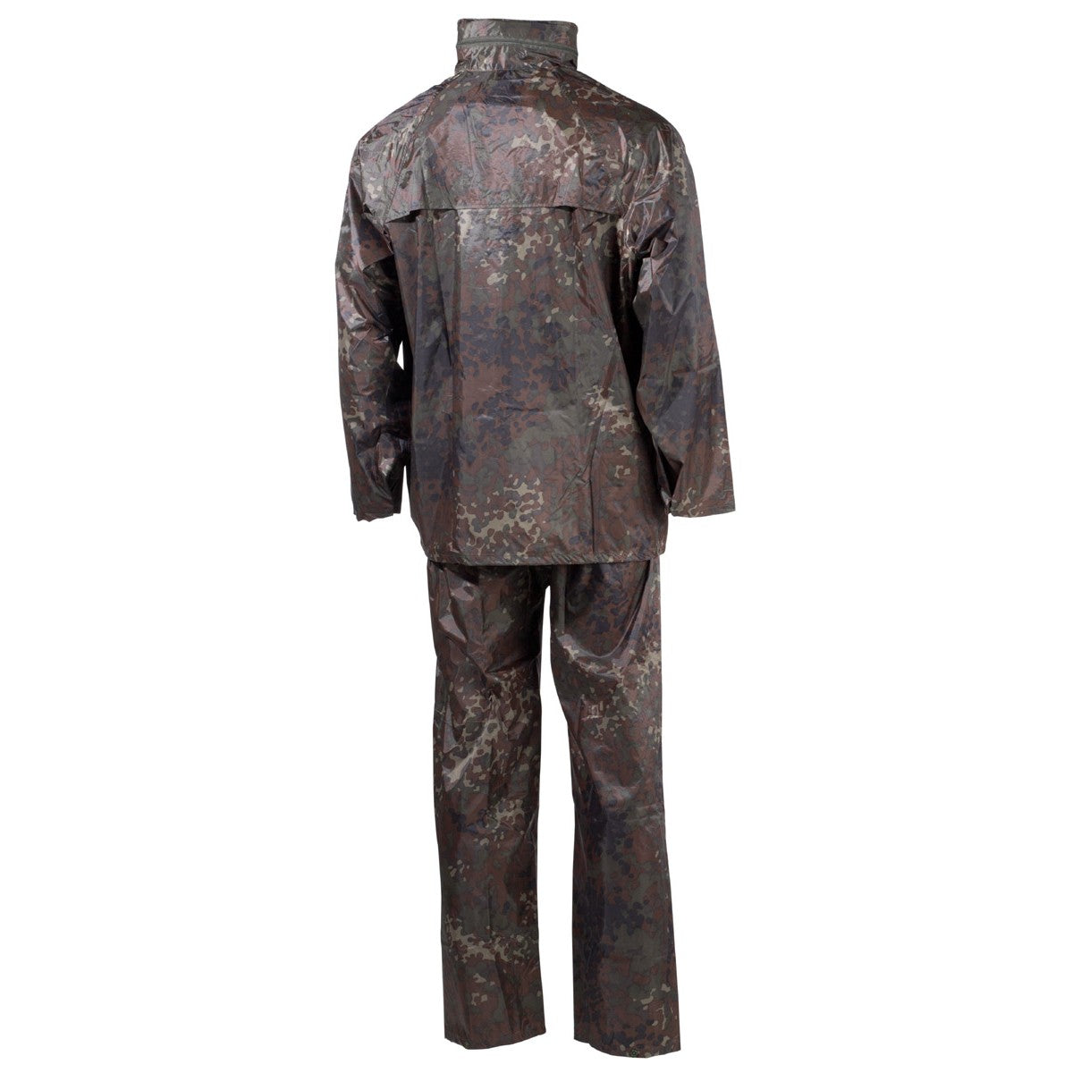 Conjunto impermeable FLECKTARN patrón 95: chaqueta con capucha y pantalones, 100% poliéster