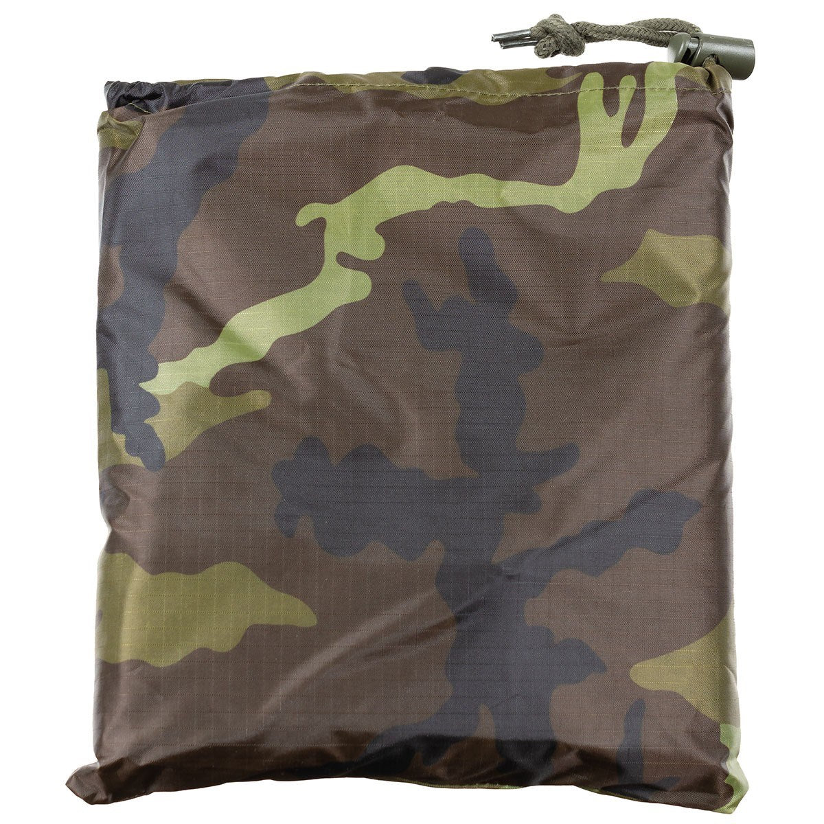 Poncho US Rip-Stop 144x223 cm CZ 95 con capucha ajustable y tejido rip-stop