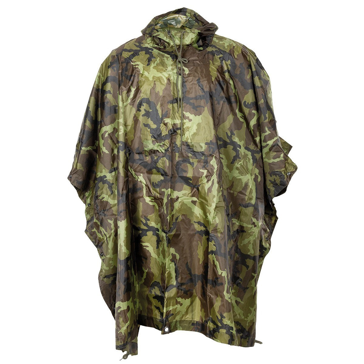 Poncho US Rip-Stop 144x223 cm CZ 95 con capucha ajustable y tejido rip-stop
