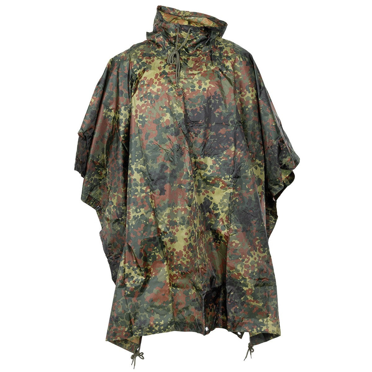 Poncho US Rip-Stop 144x223 cm CZ 95 con capucha ajustable y tejido rip-stop