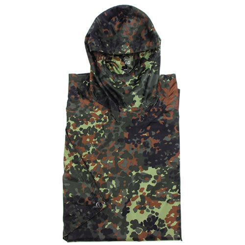 Poncho US Rip-Stop 144x223 cm CZ 95 con capucha ajustable y tejido rip-stop