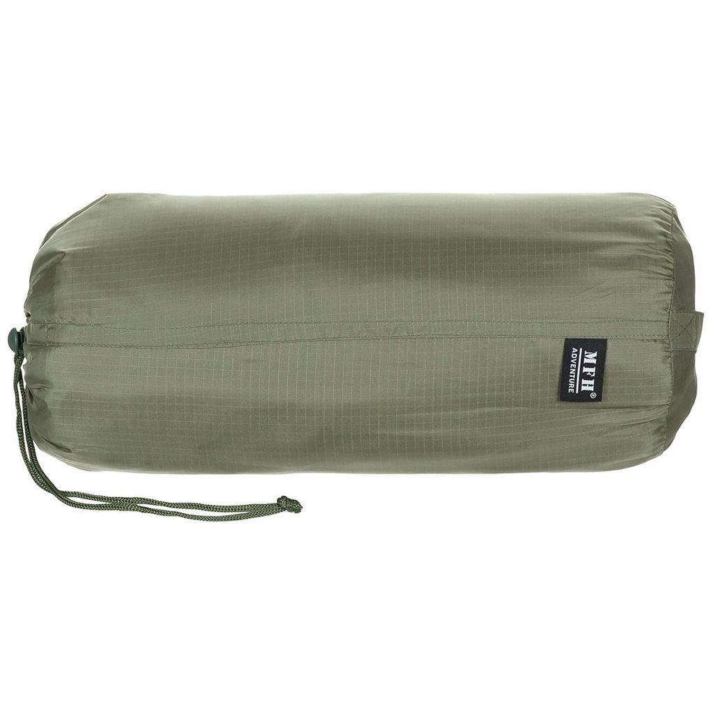 Forro de poncho verde 210x150 cm, ligero y resistente