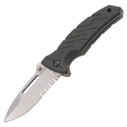Cuchillo plegable XM-1 Extreme Military, filo combinado parcialmente dentado, hoja N690Co, mango de aluminio aeronáutico