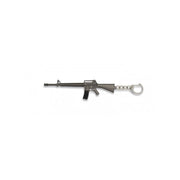 Llavero metálico M16A2 120 mm con mosquetón y anillas