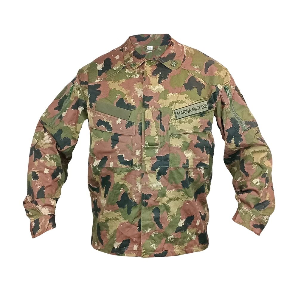 Conjunto camuflaje Marina Militare italiano BSM, blusa y pantalones