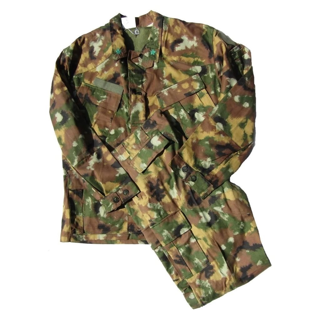 Conjunto camuflaje Marina Militare italiano BSM, blusa y pantalones