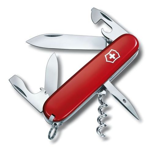 Navaja de bolsillo SPARTAN 91 mm roja con 12 funciones