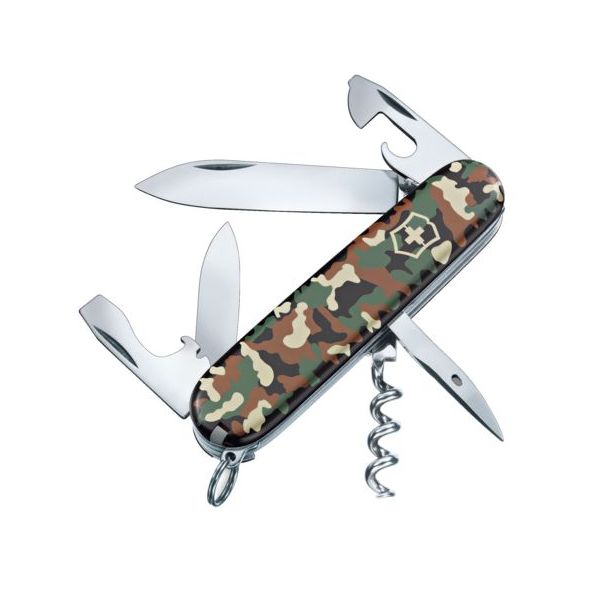 Cuchillo de bolsillo SPARTAN 91mm negro, 12 funciones