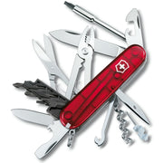 Navaja Victorinox CyberTool 34 91 mm roja transparente multifunción