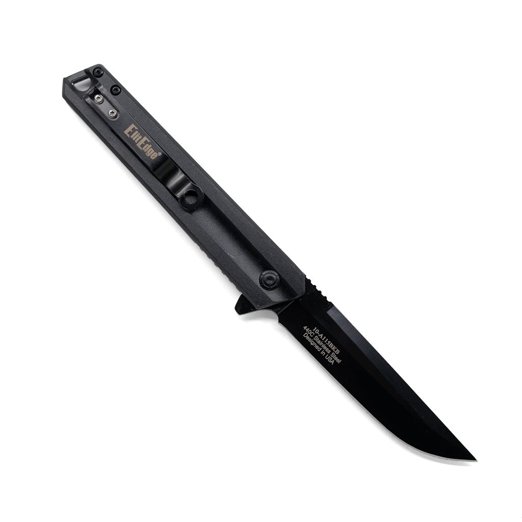 Navaja plegable A115BKB negra con apertura asistida por resorte