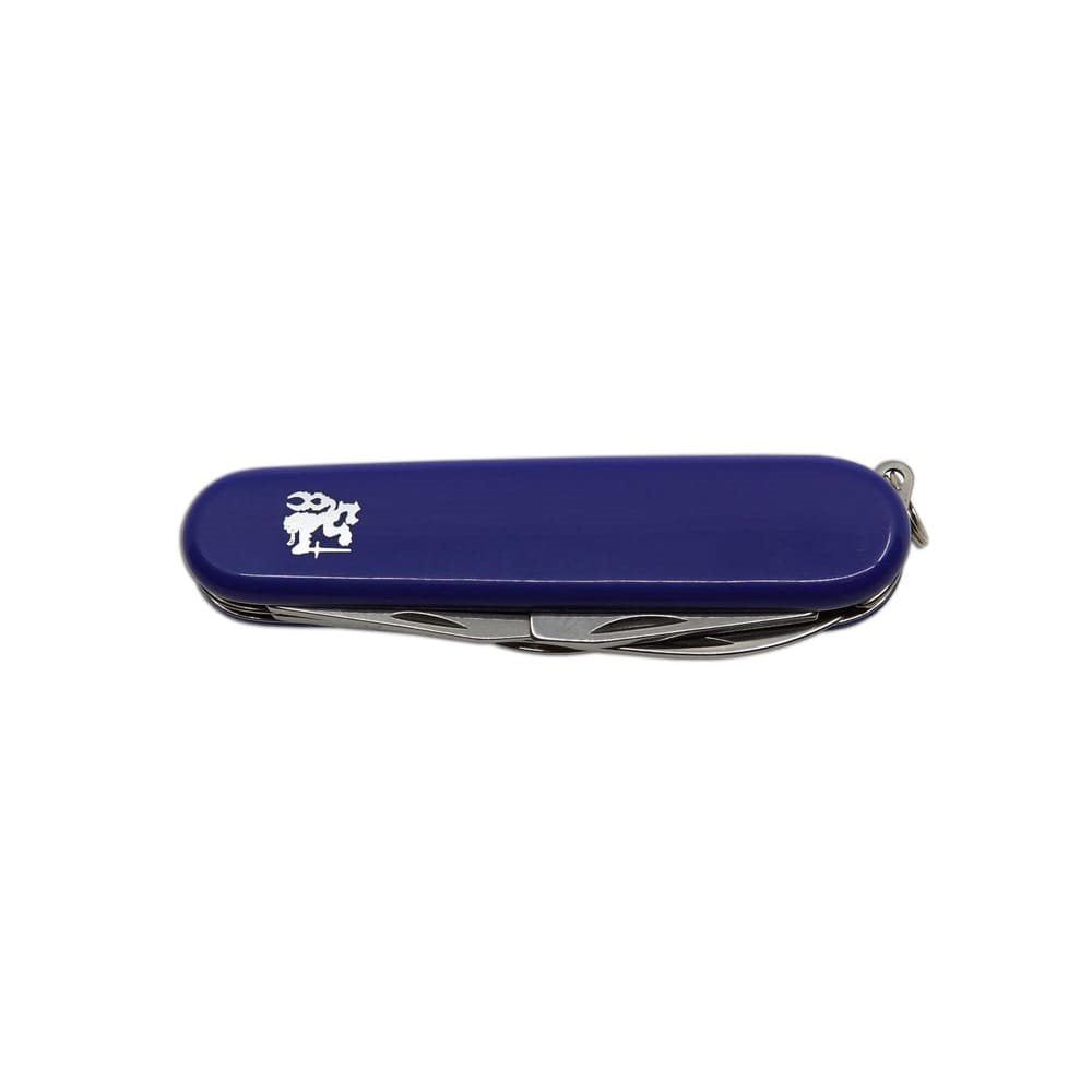 Navaja DŮSTOJNICKÝ 4D plegable con hoja de acero inoxidable 420 y mango plástico azul, hoja 70 mm